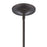 Atlas Lighting Connection 8'' Wide 1Lt Mini Pendant, Bronze/Clear