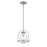 Atlas Lighting Connection 8'' Wide 1Lt Mini Pendant, Nickel/Clear