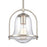 Atlas Lighting Connection 8'' Wide 1Lt Mini Pendant, Nickel/Clear
