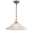 Atlas Lighting Conway 6''W 1Lt Mini Pendant, Brushed Nickel/White