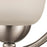 Atlas Lighting Conway 8''W 1Lt Mini Pendant, Brushed Nickel/White