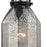 Atlas Lighting Danica 5''W 1Lt Pendant, Oil Rubbed Bronze/Silver