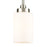 Atlas Lighting Dawson 4'' Wide 1Lt Mini Pendant, Satin Nickel/White