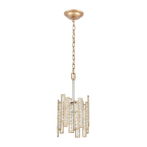 Atlas Lighting Equilibrium 8'' Wide 1Lt Mini Pendant, Matte Gold