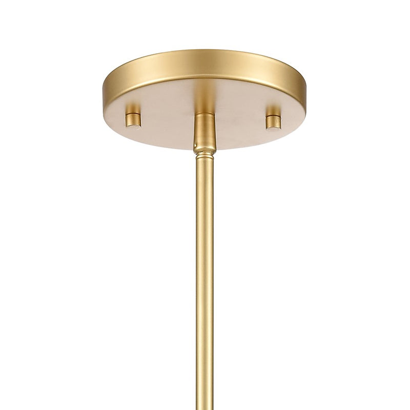 Atlas Lighting Fantania 8'' Wide 2Lt Mini Pendant, Gold/Clear