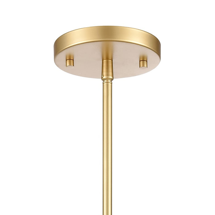 Atlas Lighting Fantania 8'' Wide 2Lt Mini Pendant, Gold/Clear