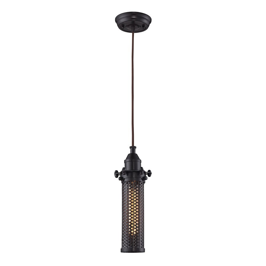 Atlas Lighting Fulton 4'' Wide 1Lt Pendant, Oil Rubbed Bronze