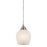 Atlas Lighting Fusion 5''W 1Lt Pendant, Satin Nickel/White Mosaic