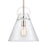 Atlas Lighting Gabby 11'' Wide 1Lt Mini Pendant, Nickel/Clear