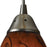 Atlas Lighting Galaxy 5'' Wide 1Lt Pendant, Satin Nickel/Brown