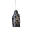 Atlas Lighting Galaxy 5'' Wide 1Lt Pendant, Satin Nickel/Gray