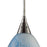 Atlas Lighting Geologic 6'' Wide 1Lt Pendant, Satin Nickel