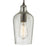 Atlas Lighting Hammered Glass 5'' Wide 1Lt Pendant, Bronze/Clear