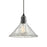 Atlas Lighting Hand Formed 10'' Wide 1Lt Mini Pendant, Bronze/Clear