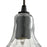 Atlas Lighting Hand Formed 10'' Wide 1Lt Mini Pendant, Bronze/Clear