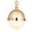 Atlas Lighting Harmelin 7''W 1Lt Mini Pendant, Satin Brass/White