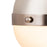Atlas Lighting Harmelin 7''W 1Lt Mini Pendant, Satin Nickel/White