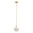 Atlas Lighting Harmelin 7'' Wide 1Lt Mini Pendant, White