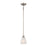 Atlas Lighting Haven 4.75'' Wide 1Lt Mini Pendant, Satin Pewter