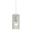 Atlas Lighting Ice Fragments 5''W 1Lt Pendant, Nickel/Clear Glass