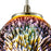 Atlas Lighting Illusions 5''W 1Lt Pendant, Nickel/Multi Fireworks