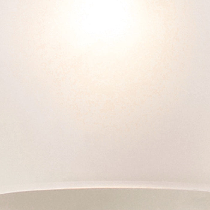 Atlas Lighting Jackson 4'' Wide 1Lt Mini Pendant, Nickel/White