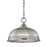 Atlas Lighting Liberty Park 12''W 1Lt Mini Pendant, Nickel/Clear