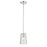 Atlas Lighting Lightweave 5.5'' Wide 1Lt Mini Pendant, Nickel/Clear
