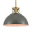 Atlas Lighting Lyndon 10'' Wide 1Lt Mini Pendant, Gray