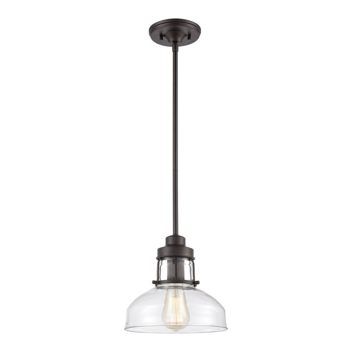 Atlas Lighting Manhattan Boutique 9''W 1Lt Mini Pendant, Bronze