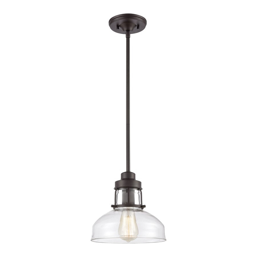 Atlas Lighting Manhattan Boutique 9''W 1Lt Mini Pendant, Bronze