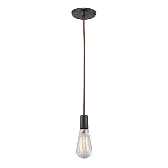 Atlas Lighting Menlow Park 2'' Wide 1Lt Mini Pendant, Oiled Bronze