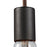 Atlas Lighting Menlow Park 2'' Wide 1Lt Mini Pendant, Oiled Bronze