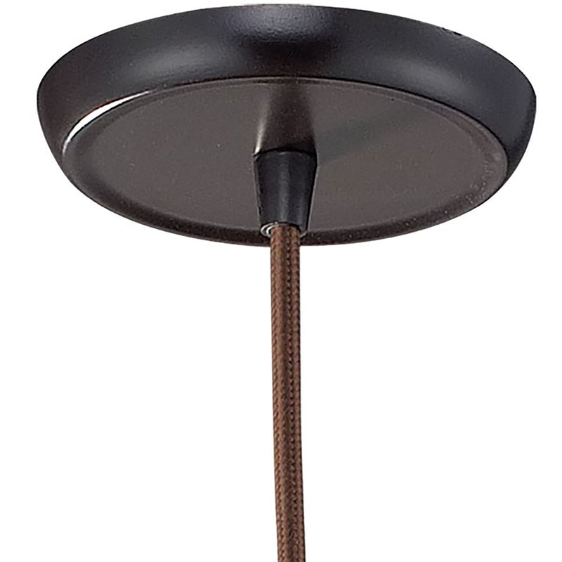Atlas Lighting Menlow Park 2in 1-Light Mini Pendant | Transitional Oil Rubbed Bronze Metal | Kitchen Island & Dining Room | Model CL11631-BZ
