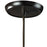 Atlas Lighting Menlow Park 6'' Wide 1Lt Mini Pendant, Bronze/Clear