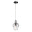 Atlas Lighting Menlow Park 6'' Wide 1Lt Mini Pendant, Bronze/Seed