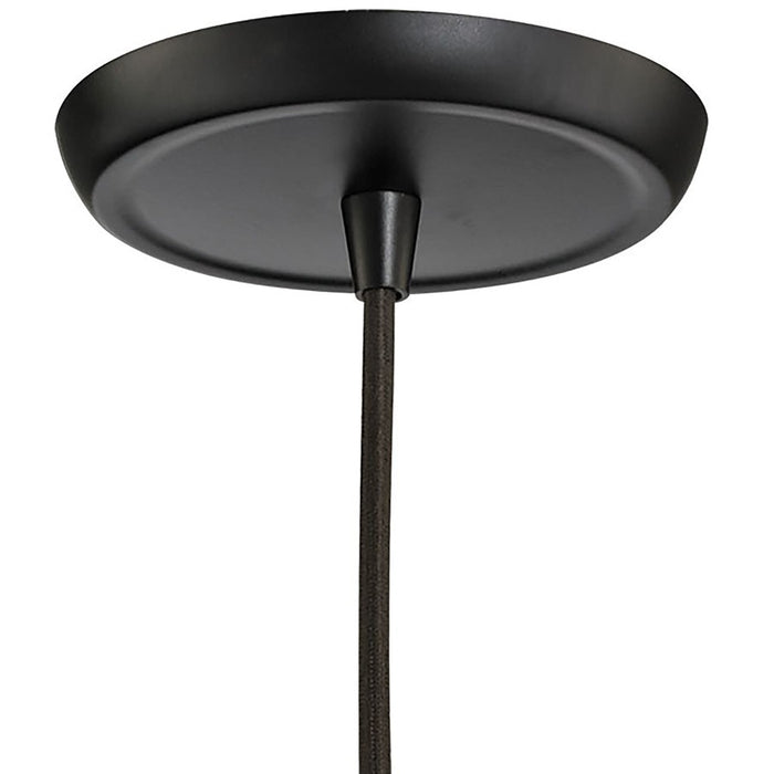 Atlas Lighting Menlow Park 6'' Wide 1Lt Mini Pendant, Bronze/Seed