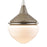 Atlas Mid-Century Schoolhouse 8''W 1Lt Mini Pendant, Pecan/WH