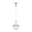 Atlas Lighting Mid-Century Schoolhouse 12''W 1Lt Mini Pendant, WH