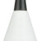Atlas Lighting Mid-Century Schoolhouse 12''W 1Lt Mini Pendant, WH