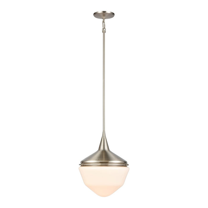 Atlas Lighting Mid-Century Schoolhouse 12''W 1Lt Mini Pendant, NK