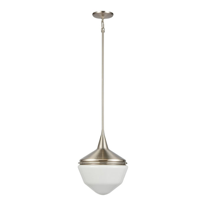 Atlas Lighting Mid-Century Schoolhouse 12''W 1Lt Mini Pendant, NK