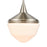 Atlas Lighting Mid-Century Schoolhouse 12''W 1Lt Mini Pendant, NK