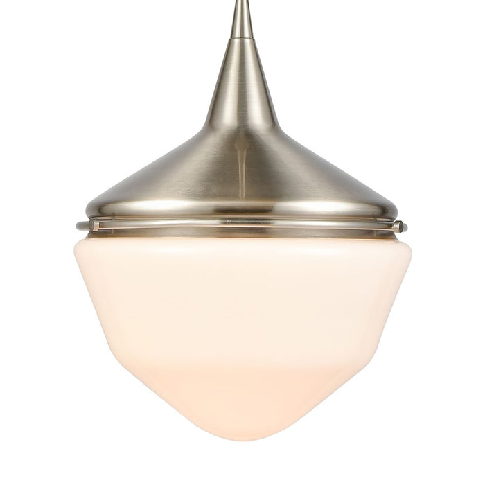Atlas Lighting Mid-Century Schoolhouse 12''W 1Lt Mini Pendant, NK