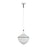 Atlas Lighting Mid-Century Schoolhouse 16"W 1Lt Mini Pendant, White