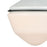 Atlas Lighting Mid-Century Schoolhouse 16"W 1Lt Mini Pendant, White