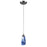 Atlas Lighting Milan 3'' Wide 1Lt Pendant, Nickel/Mountain Glass