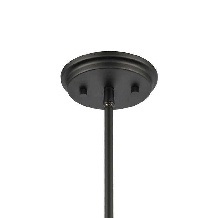 Atlas Lighting Millville 5'' Wide 1Lt Mini Pendant, Matte Black