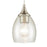 Atlas Lighting Miranda 5''W 1Lt Mini Pendant, Satin Nickel/White
