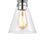 Atlas Lighting Modley 6'' Wide 1Lt Mini Pendant, Chrome/Clear